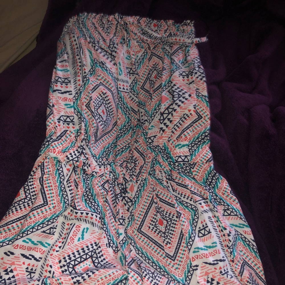 strapless romper